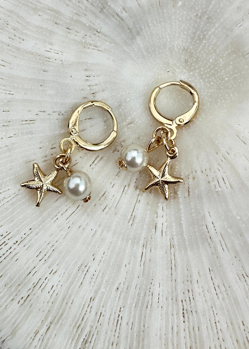 Mini Starfish Hoops