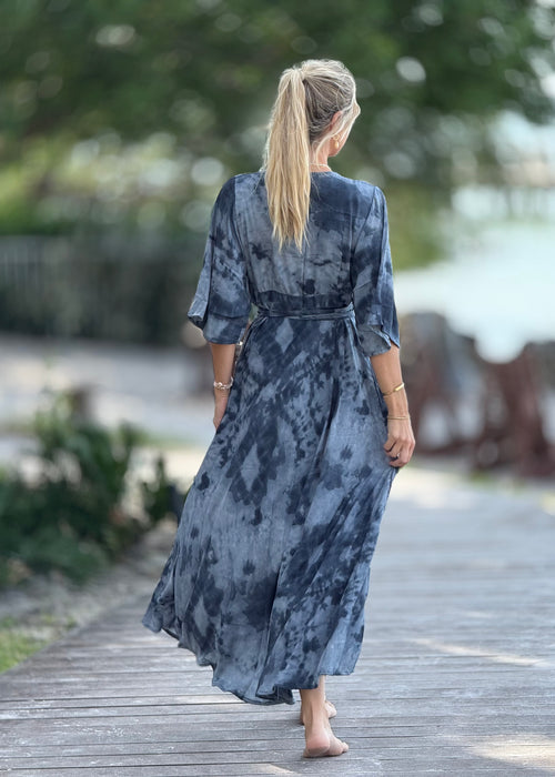 Sendai Wrap Dress - Tidal Pool