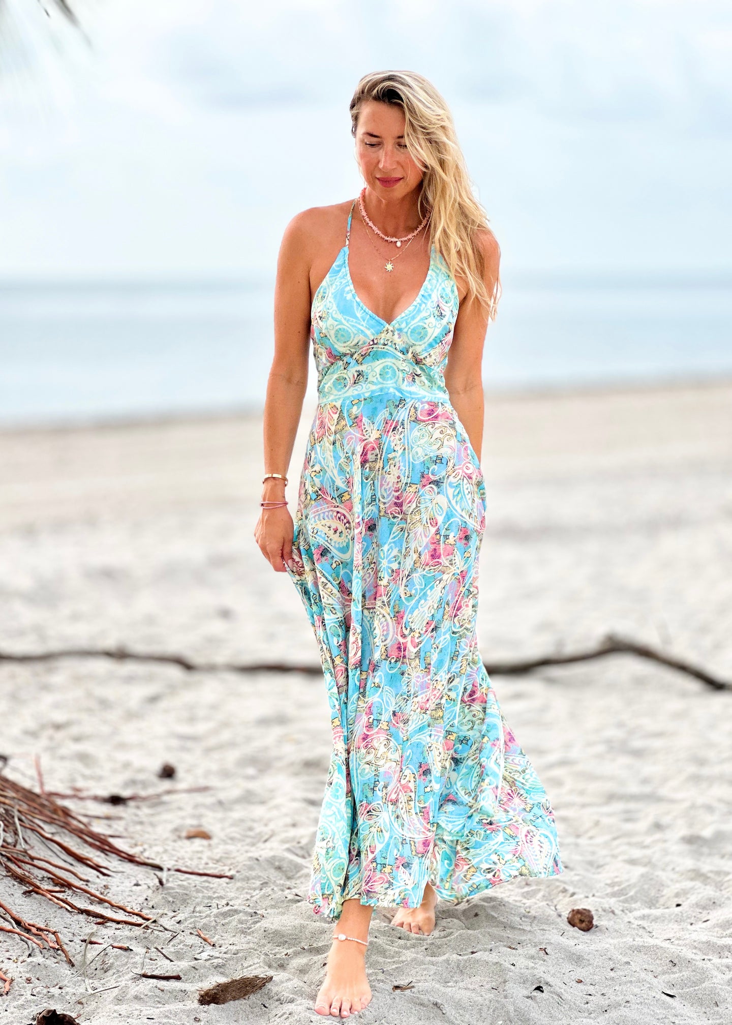 Nixie Tie Back Maxi Dress  ☆ Coast to Coast