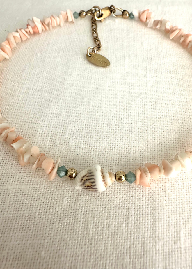 Coral Anklet ☆ Sunset