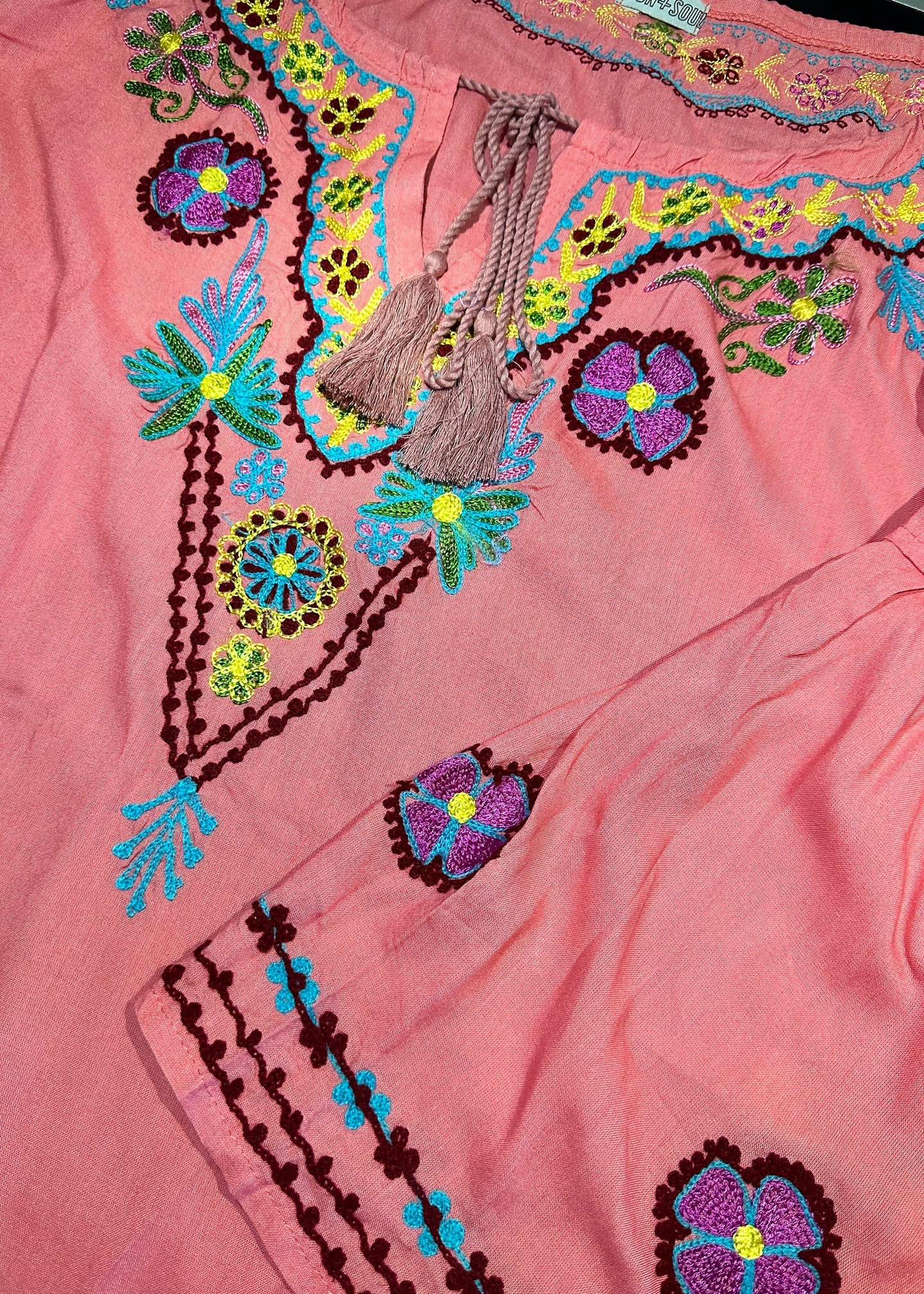 Sedona Embroidered Tunic Dress ☆ Spiced Petal