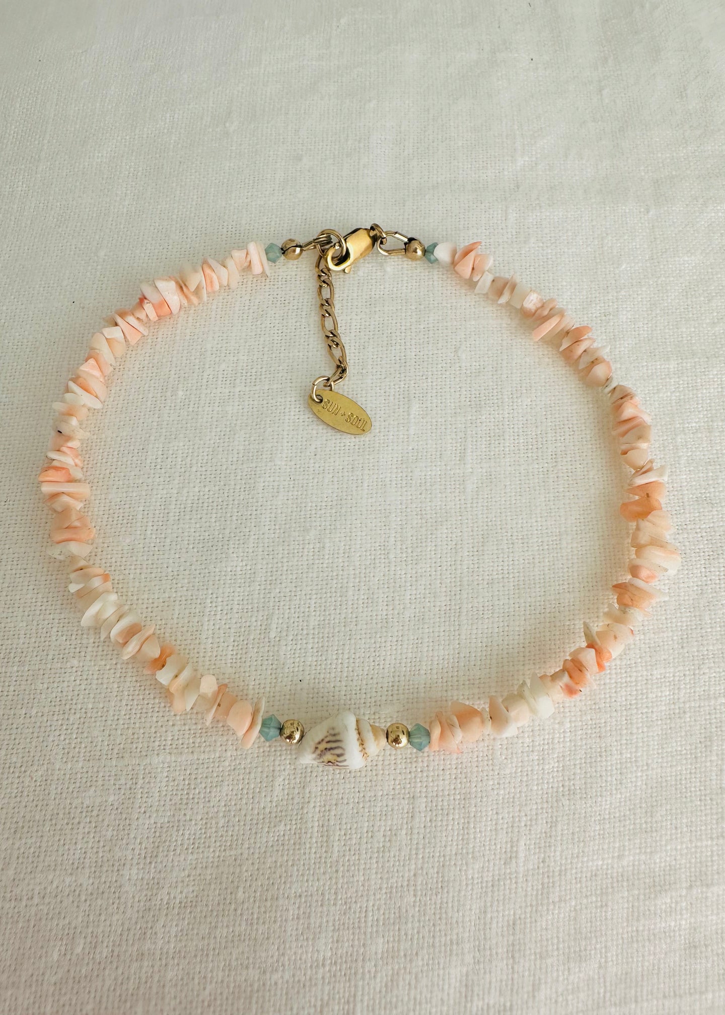 Coral Anklet ☆ Sunset