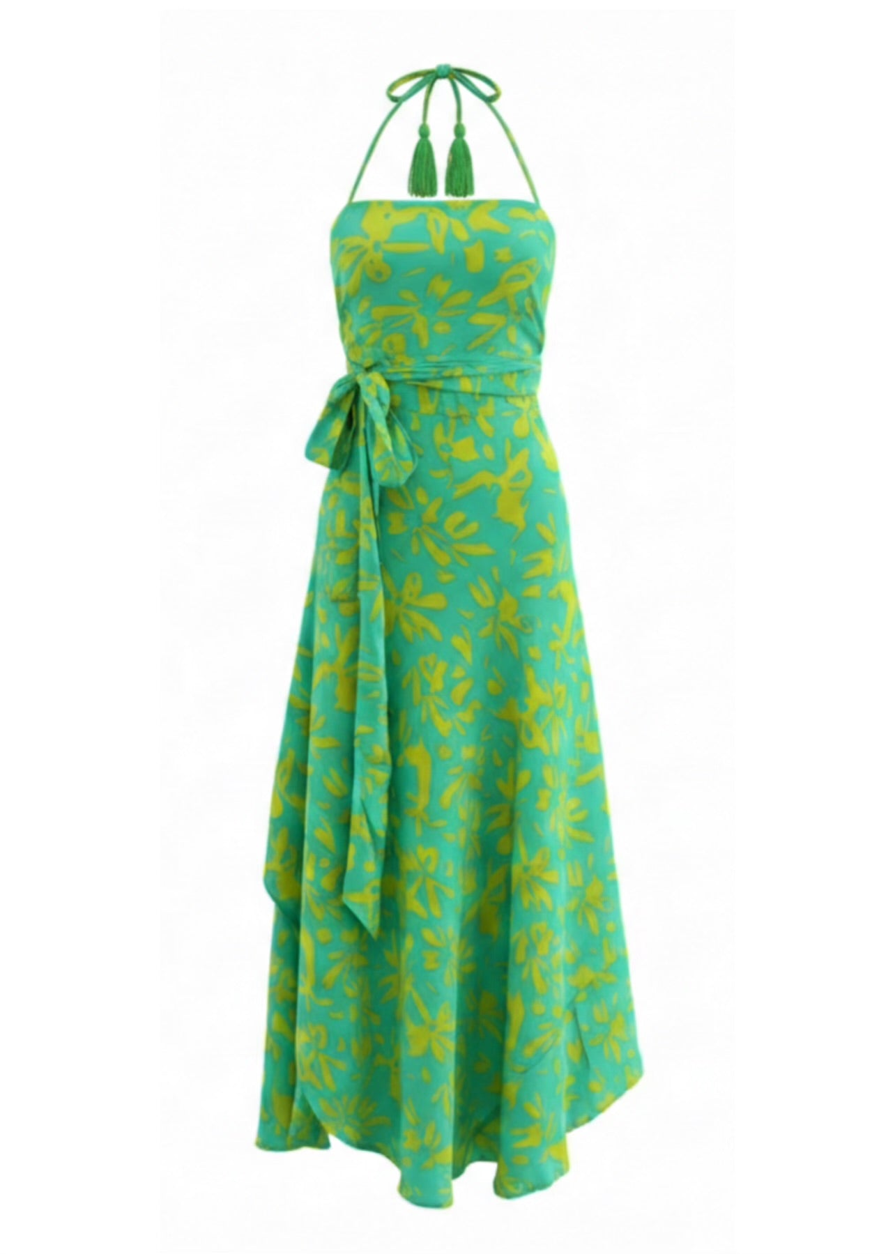 Zyanda Silk Wrap Dress