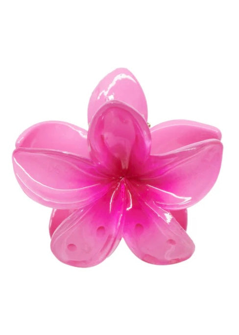 Plumeria Hair Clip - Dragonfruit