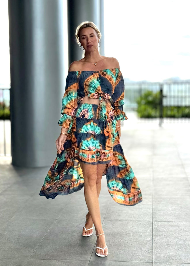 Maui Top + Ruffle Skirt Set