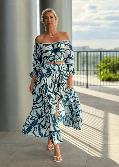 Maui Top + Ruffle Skirt Set