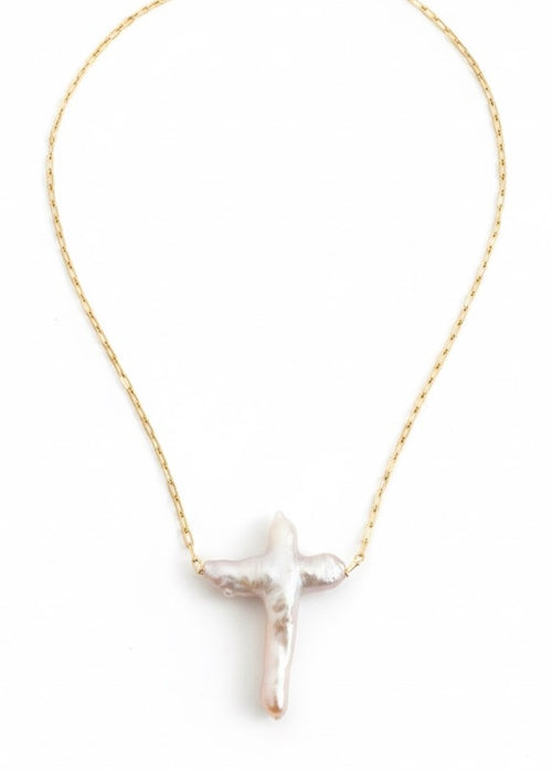 Faith Pearl Necklace