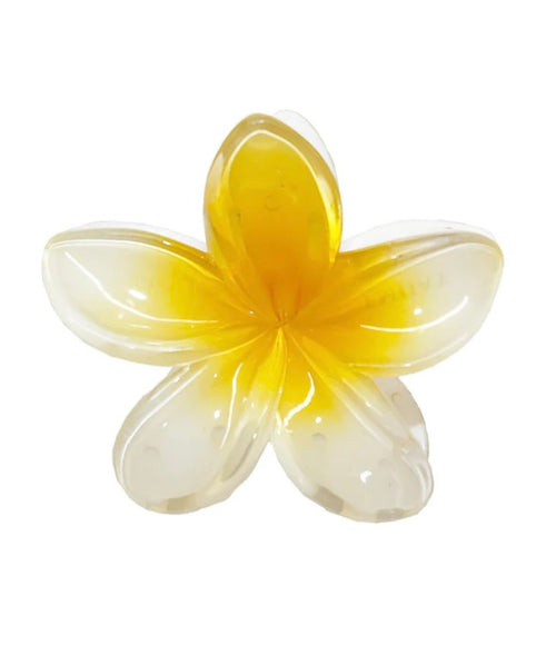 Plumeria Hair Clip - Coconut