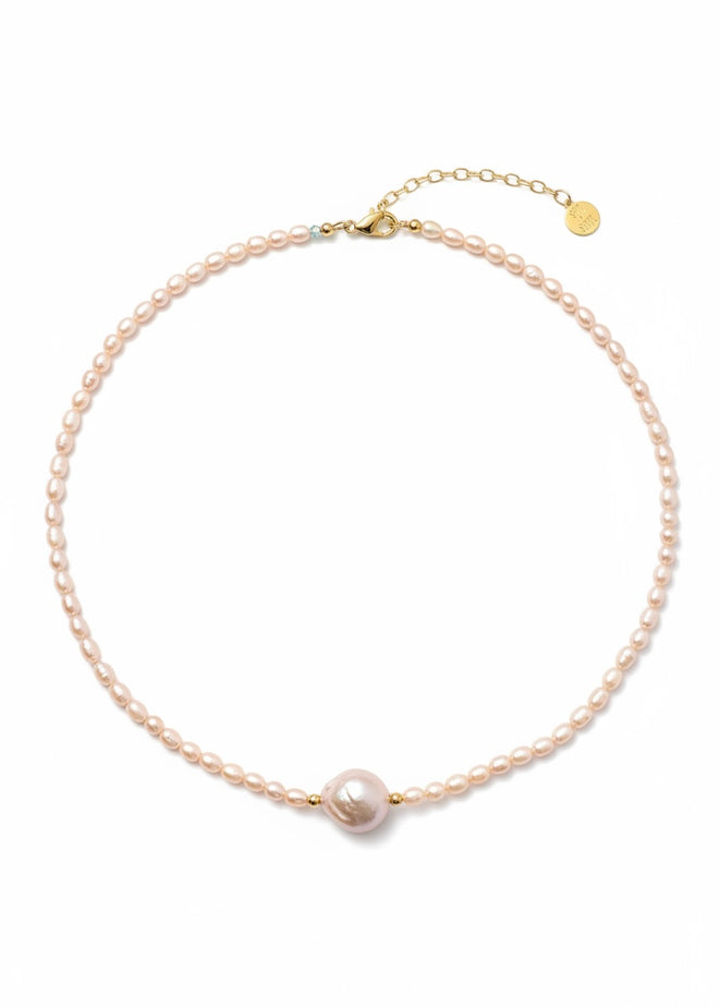 Sky Pearl Choker ☆ Blush Tide