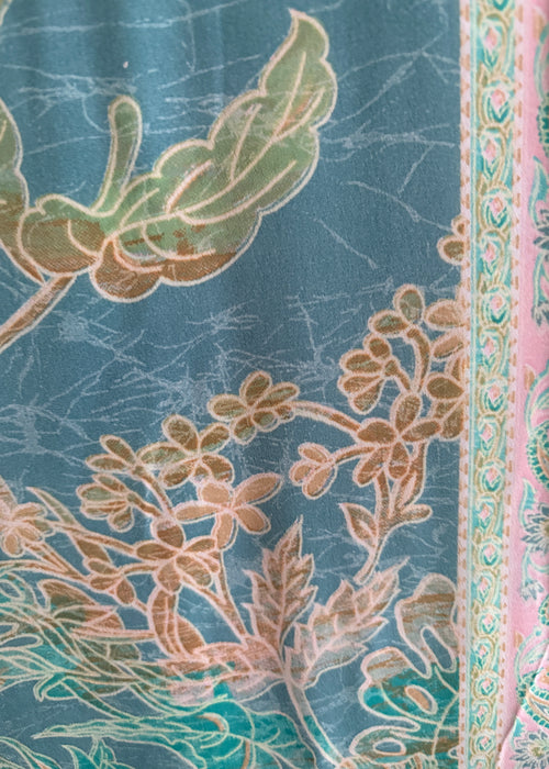 Zyanda Silk Wrap Dress