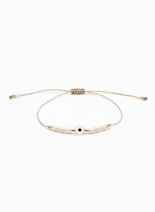 Seaside Stack Bracelet - Evil Eye