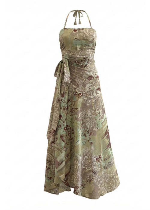 Zyanda Silk Wrap Dress