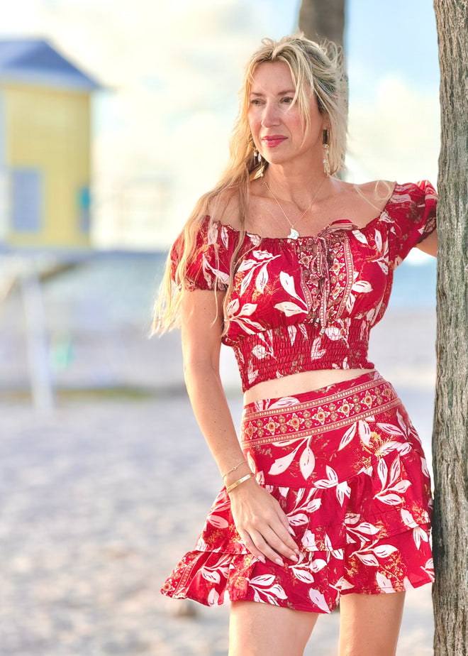 Bloom Mini Skirt Set