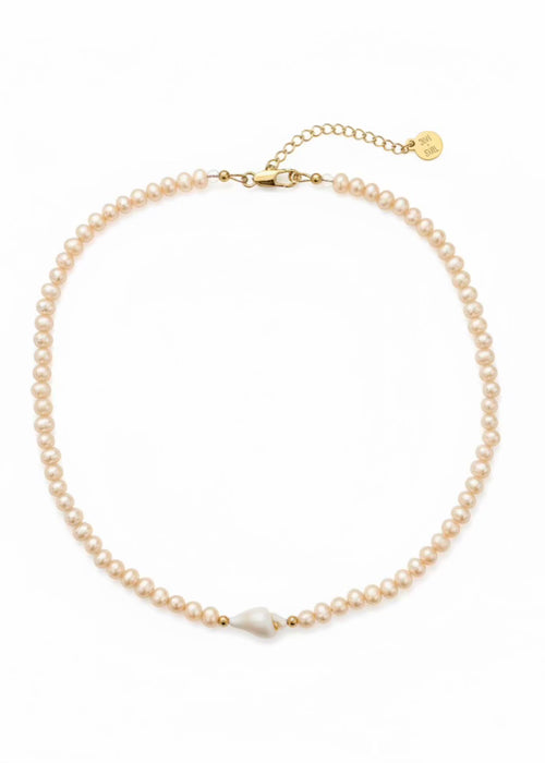 Island Pearl + Shell Choker