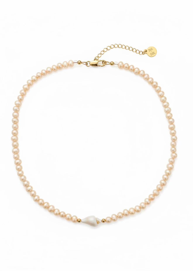 Island Pearl + Shell Choker