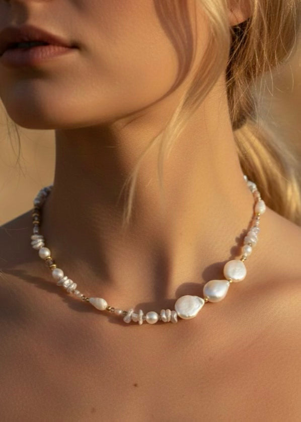 Tulum Pearl Necklace
