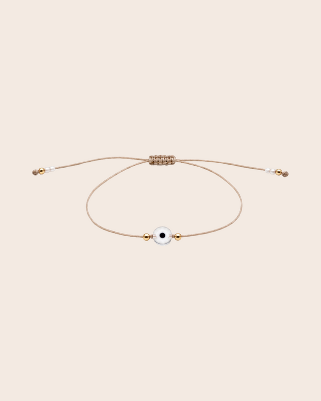 Sun + Soul Stack Bracelet - Evil Eye