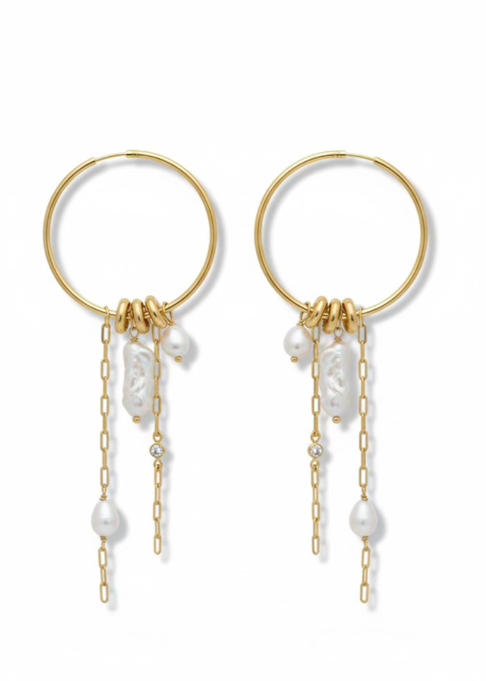 Nomad Dangle Hoops