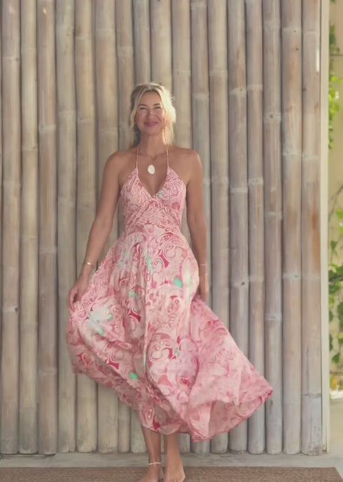 Nixie Tie Back Maxi Dress