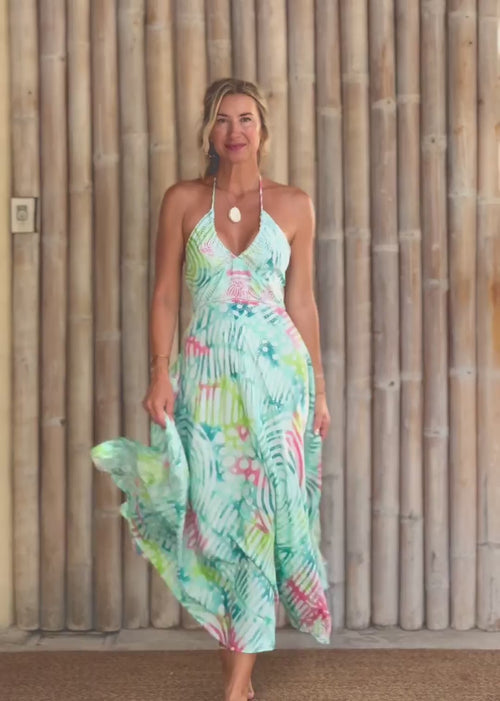 Nixie Tie Back Maxi Dress