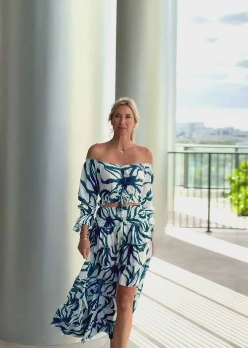 Maui Top + Ruffle Skirt Set