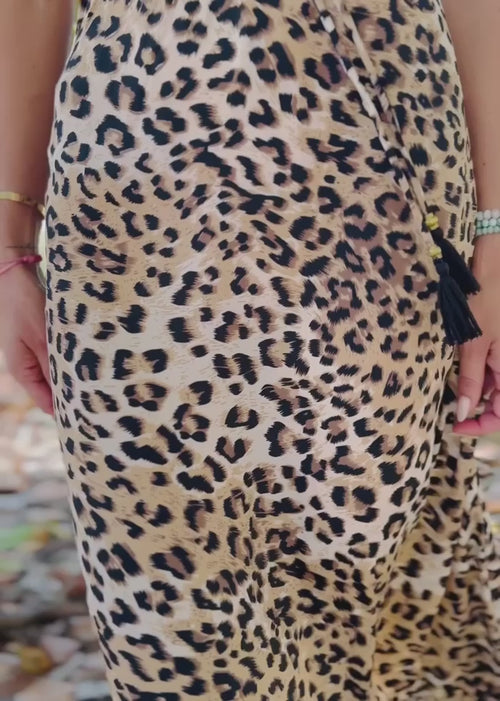 Haven Ruffle Dress ☆ Leopard