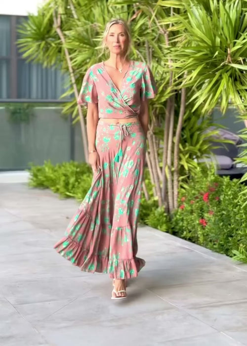 Ibiza Top + Skirt Set
