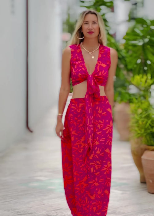 Sawyer Skirt Set - Paradise Punch