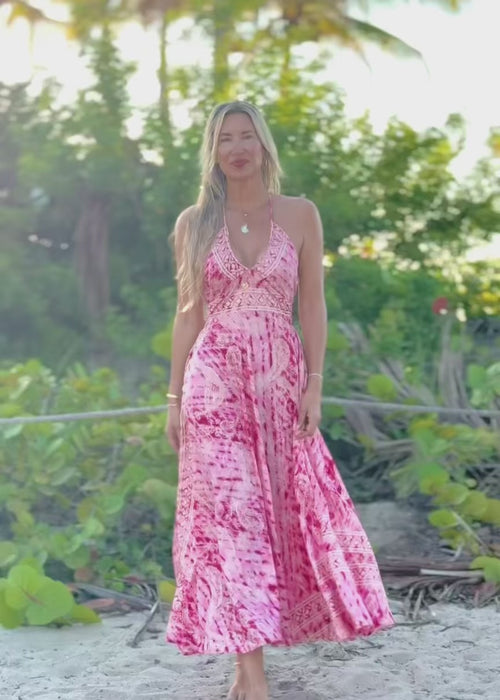 Nixie Tie Back Maxi Dress