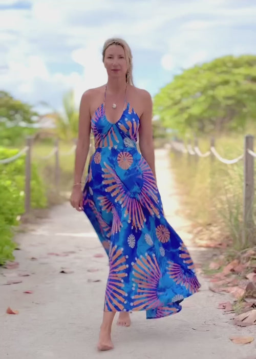 Nixie Tie Back Maxi Dress