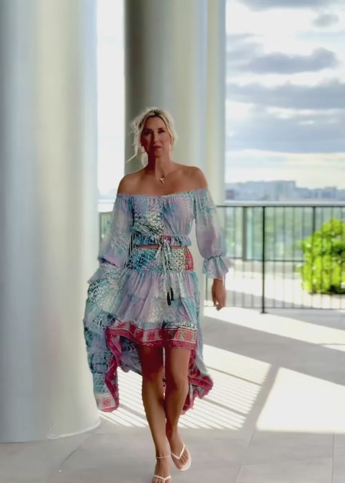 Maui Top + Ruffle Skirt Set