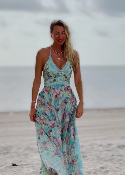 Nixie Tie Back Maxi Dress  ☆ Coast to Coast