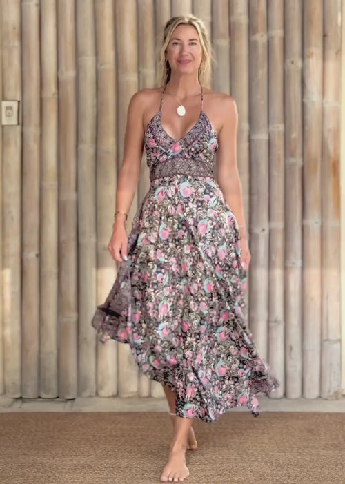 Nixie Tie Back Maxi Dress